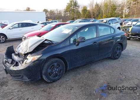 2013 Honda Civic Lx из США, поврежденный, VIN 2HGFB2F5XDH527579
